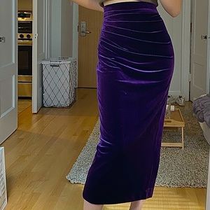 🔮 Violet long skirt from ZARA